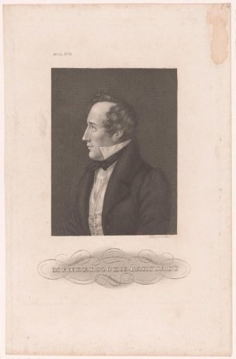 Portrait of Felix Mendelssohn Bartholdy