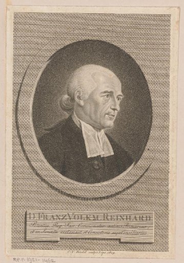 Portrait of Franz Volkmar Reinhard