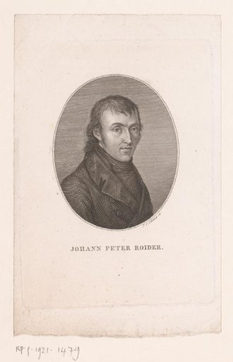 Portrait of Johann Peter Roider