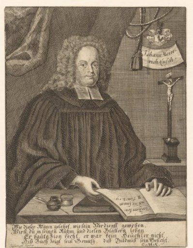 Portrait of Johann Heinrich Nusch