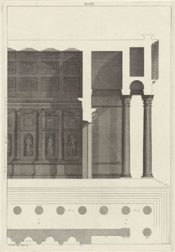 Design for a Building with a Colonnade