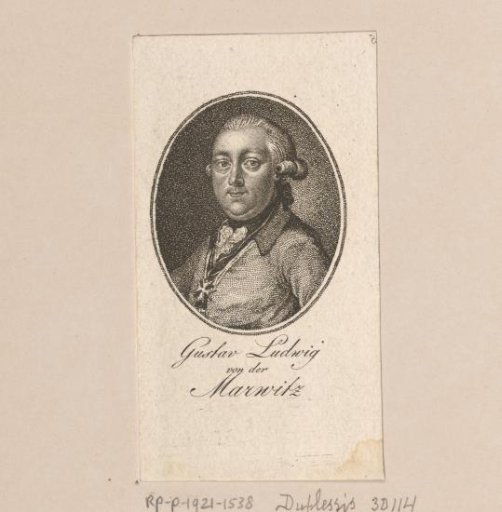 Portrait of Gustav Ludwig von der Marwitz