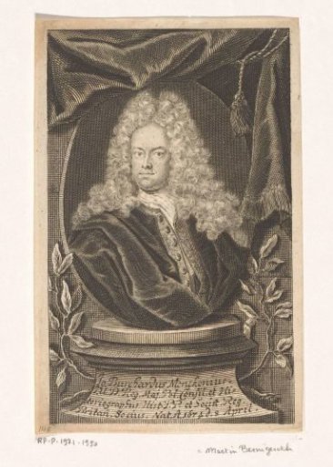 Portrait of Johann Burchard Mencke