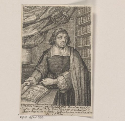 Portrait of Johann Christoph Männling