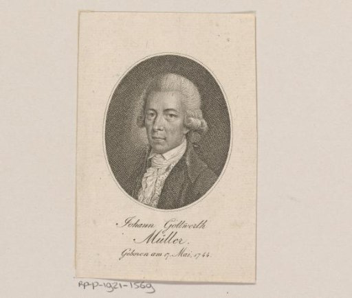 Portrait of Johann Gottwerth Müller