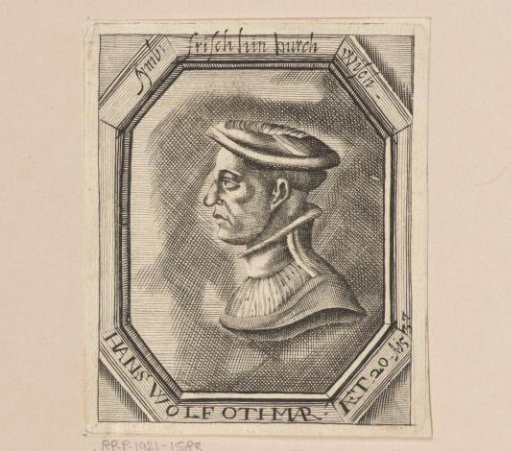 Portrait of Hans Wolf Othmar at the age of 20