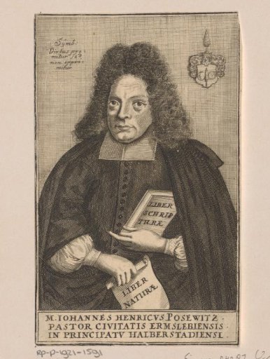 Portrait of Johann Heinrich Posewitz