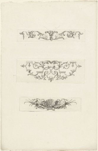 Leaf Ornaments and Ornament with a Shell