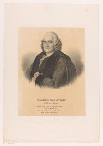 Portrait of Gualtherus van Doeveren