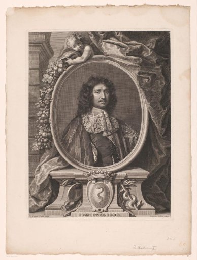 Portrait of Jean Baptiste Colbert in an Oval Frame