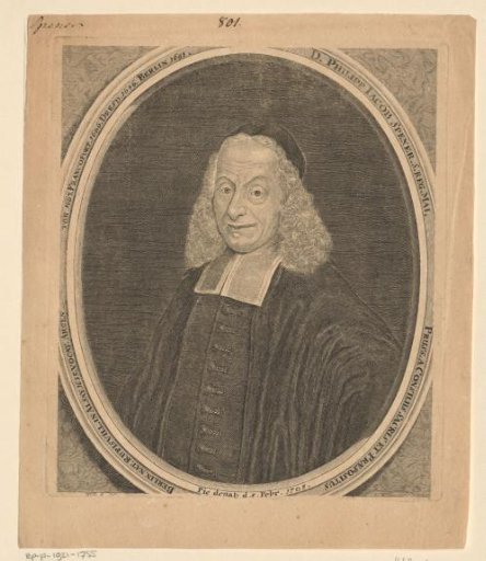 Portrait of Philipp Jacob Spener
