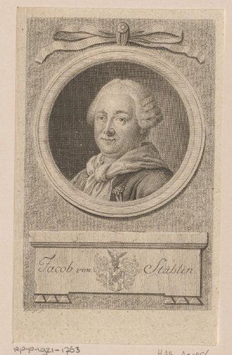 Portrait of Jacob von Stählin