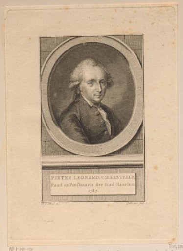 Portrait of Pieter Leonard van de Kasteele