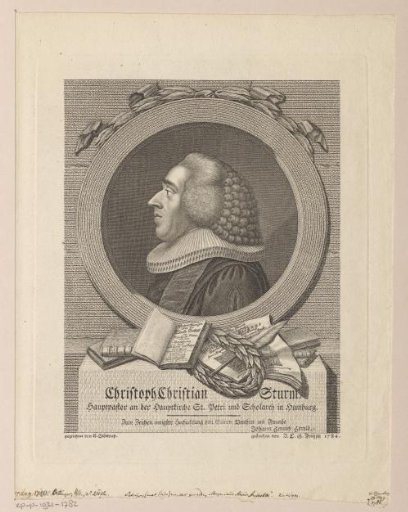 Portrait of Christoph Christian Sturm