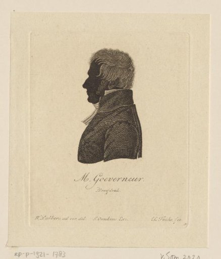 Silhouette Portrait of Mattheus Goeverneur