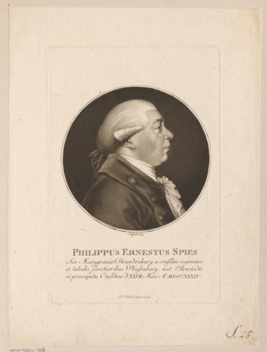 Portrait of Philipp Ernst Spiess