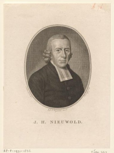 Portrait of Johannes Henricus Nieuwold