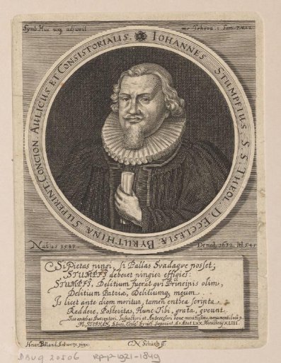 Portrait of Johannes Stumpf