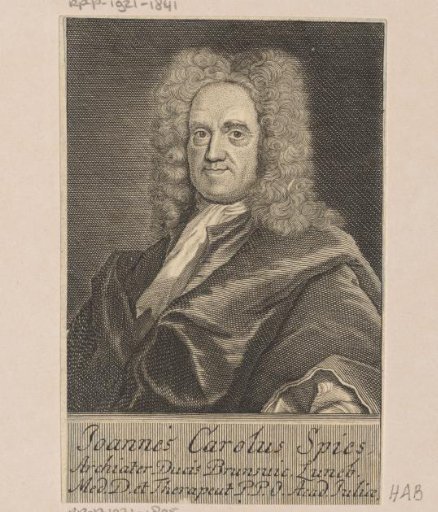 Portrait of Johann Carl Spies
