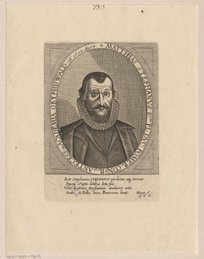 Portrait of Mathias Stephani at the age of 54