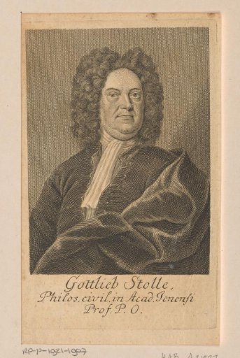 Portrait of Gottlieb Stolle