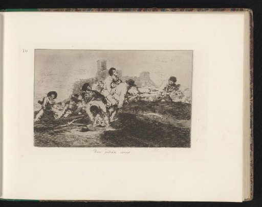 Wounded being carried from the battlefield
