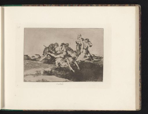 Naked bodies being dumped in a mass grave