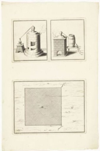 Distilling apparatus and a net for catching birds