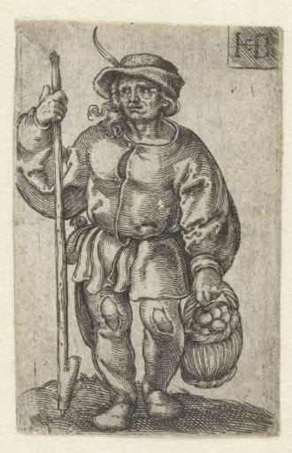 Peasant with a Basket of Eggs