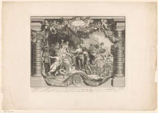 Allegorical representation of the Swiss Confederation