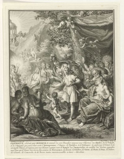 Allegorical Representation with Telemachus and Minerva