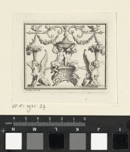 Vignette with Satyrs and Sphinxes