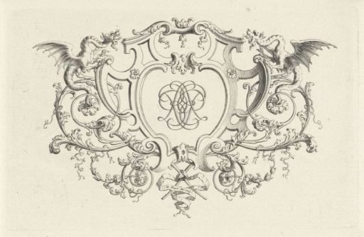 Vignette with a Monogram