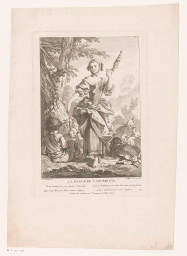 Shepherdess with a spinning top