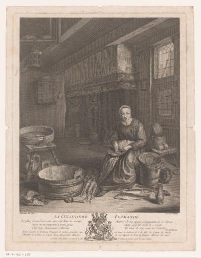Kitchen interior with kitchen maid