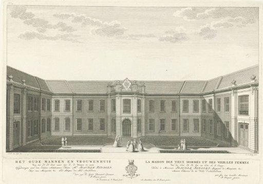 View of the Old Men's Home in Amsterdam, seen from the northeast