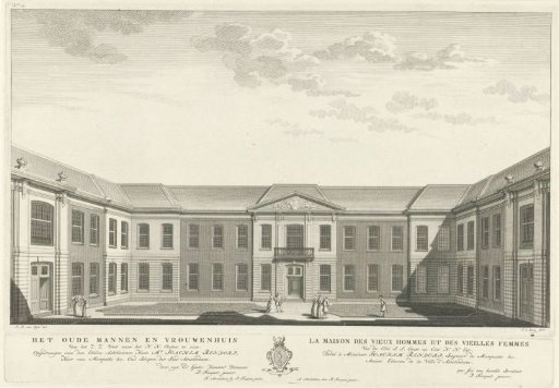 View of the Old Men's Home in Amsterdam, seen from the southwest