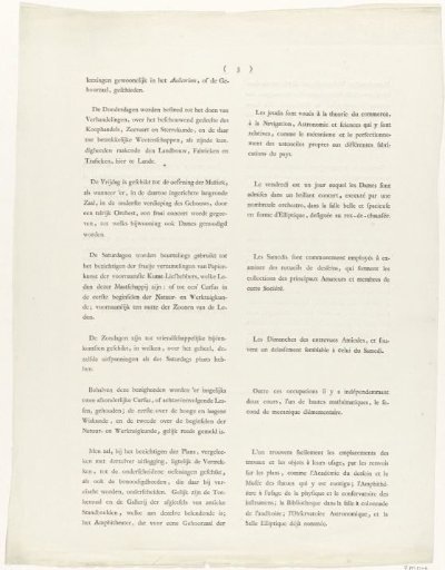 Two Pages from: Ground Plans of the Building of the Society of Merit, with the Motto Felix Meritis (...) / Details of Architecture of the Edifice of the Society of Arts and Sciences, under the Motto Felix Meritis (...), 1789