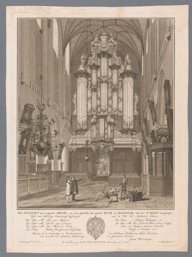Organ of the St. Bavo Church in Haarlem
