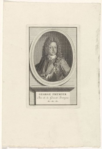 Portrait of George I, King of England