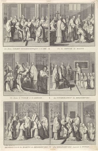 Consecration of an abbot, abbess, and nuns
