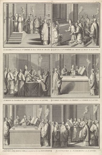 Consecration of objects in a Roman Catholic church
