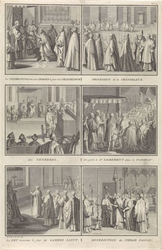 Celebration of Candlemas, Maundy Thursday, and Easter in the Roman Catholic Church