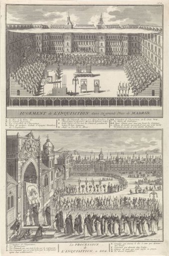 Judgment of the Inquisition in Madrid / Procession of the Inquisition