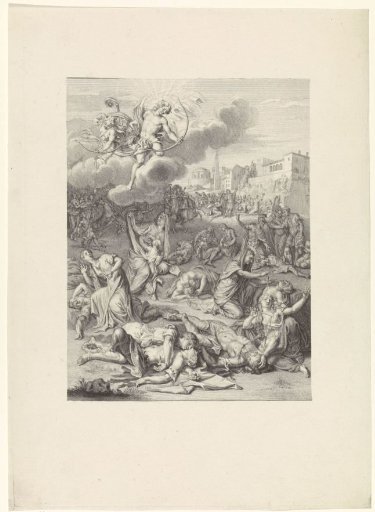 Apollo and Diana slaying the children of Niobe