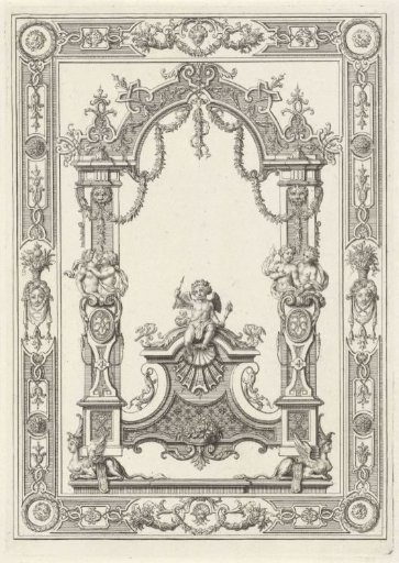 Amor in an Ornamental Frame