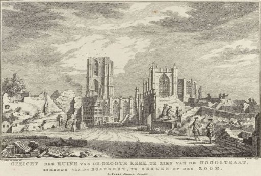 Ruin of the Great Church of Bergen op Zoom, 1748
