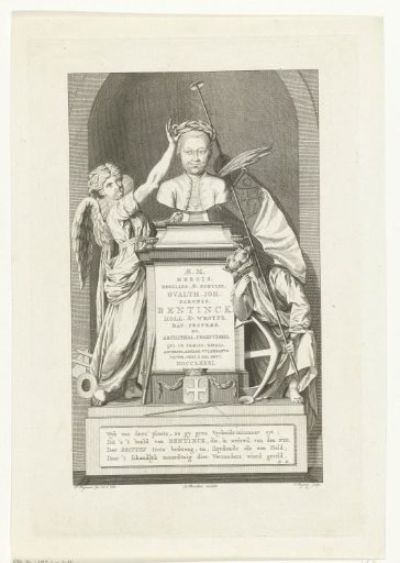 Memorial Print for Wolter Jan Gerrit Baron van Bentinck