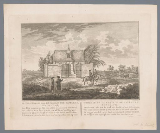 Cemetery of the Van der Capellen family, in good condition in 1785