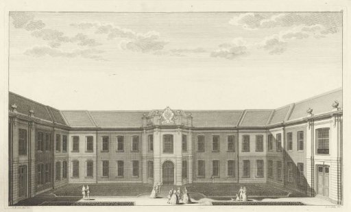 View of the Old Men's and Women's Home (Oudemannenhuis) in Amsterdam, seen from the northeast